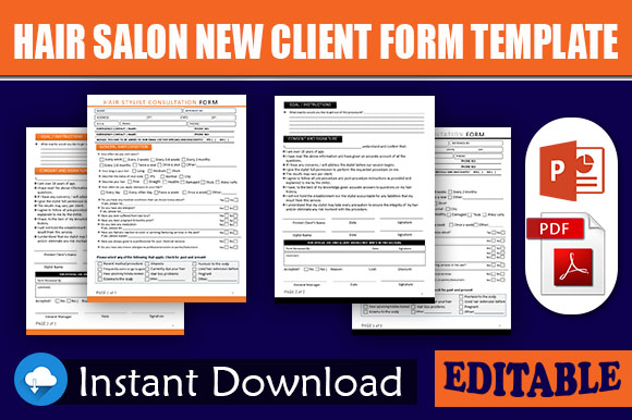 Printable Hair Consultation Form